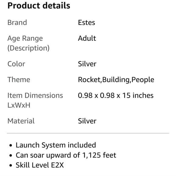 Estes Silver Arrow Launch rocket Set NWT - Picture 13 of 15